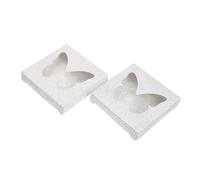 ARTSEWPLY 30pcs Colorful Square Eyelash Packaging Box Empty Lash Case with Lash Trays for Storage and Protection of False Eyelashes Decorative and Functional Design