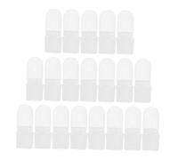 ARTSEWPLY 30Pcs Nail Polish Shield Protectors Plastic Manicure Nail Art Tips Covers Prevent Polish Stains Skin Clothes Lightweight Care Tools for Salon and Home Use