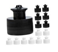 ARTSEWPLY 30pcs Push Pull Plastic Water Bottle Caps with 28mm Thread, Leak-proof and Quick Access Sports Bottle Lids Compatible with Chillys Sports Lid for Outdoor and Indoor Use