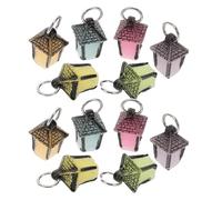 ARTSEWPLY 35Pcs Glow in the Dark Mini Resin Lanterns for Crafts, Small Decorative Table Lanterns with Light, Creative Mini Dollhouse Accessories for Home and Holiday Decoration