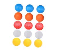ARTSEWPLY 36pcs Non Porous Golf Training Balls for Indoor Practice Practical Training Accessories for Swing Practice Durable Plastic Golfing Gadgets Random Colors Random Color