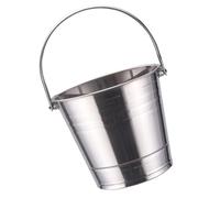 ARTSEWPLY 3l Single Layer Stainless Steel Ice Bucket with Handle, Metal Beverage Ice Cooling Bucket for Bar, Party, Kitchen Use
