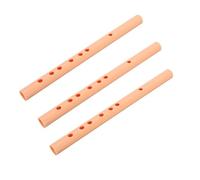 ARTSEWPLY 3pcs Abs Plastic Flute Set with Membrane Hole, a Key Small Clarinet Recorder for Children Beginners, Practical Kids Flute Suitable for Music Practice and Learning
