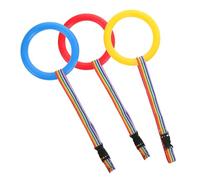 ARTSEWPLY 3pcs Anti-Lost Walking Rope for Kids with Each Handle for Every Child, Sturdy Webbing and Pp Material, for Outdoor Group Activities and Safety During Preschool Walks Random Color