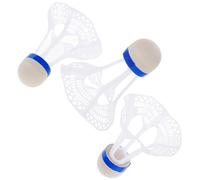 ARTSEWPLY 3pcs Badminton Shuttlecocks Nylon Plastic with Stable Flight for Backyard and Professional Practice Random Color