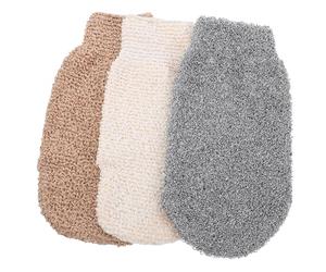 ARTSEWPLY 3pcs Beach Sand Remover Gloves Made from Bamboo Fiber with Multi-Functional Design, No Chemical Cleaners Needed, Simple and Stylish for Outdoor Beach Use Random Color