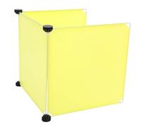 ARTSEWPLY 3pcs Cat Litter Box Splash Guard Privacy Cover, Large Fruit Green Embossed Panels with Black Clips, Pet Litter Pan Enclosure Kit for Home Cat Toilet Accessories