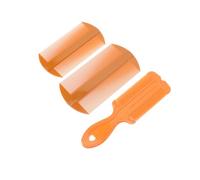 ARTSEWPLY 3pcs Double-sided Anti-static Dandruff Comb Portable Fine Tooth Hair Scalp Massaging Tool for Adults and Lightweight Plastic Material for Healthy Silky Hair and Relaxation