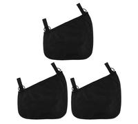 ARTSEWPLY 3pcs Hanging Bag for Stroller Mesh Stroller Organizer Adjustable Straps Carriage Storage Bag for Accessories Fit Pushchair