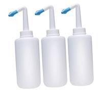 ARTSEWPLY 3pcs Nasal Irrigation Bottle for Daily Nasal Care Compact Nose Wash System to Clean Mucus and Dust Portable Home Use Rinse Bottles Each