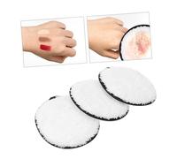 ARTSEWPLY 3pcs Reusable Microfiber Makeup Remover Pads Cleansing Wipes for All Skin Types Soft Effortless Makeup Removal White