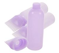 ARTSEWPLY 3pcs Root Comb Applicator Bottles for Hair Oiling and Dying Easy to Use Hair Oil Dispenser Tooth Comb for Hairdressing and Perming