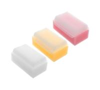 ARTSEWPLY 3pcs Sensory Training Brush with Soft Sponge for Scalp Cleansing and Body Massage Safe Tactile Response Bath Brushes for Newborns and Early Education Touch Stimulator