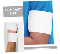 ARTSEWPLY 3Pcs White Blank Football Captain Armbands DIY Soccer Sleeve Bands for Team Sports Rugby Basketball Ice Hockey