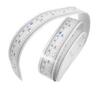 ARTSEWPLY 4 Pcs Waterproof Self-adhesive Fish Ruler Sticker with Dual Scale 36-inch Measuring Tape for Fishing Boats and Sea Fishing