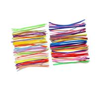 ARTSEWPLY 400pcs Bendable Wool Tops Twistable Sticks DIY Craft Kit for Kindergarten Creative Handmade Projects Mixed Color Polyester Material