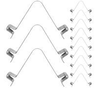 ARTSEWPLY 40pcs Paddle Spring Snap Clips V-shaped Hollow Double-head Tubular Pins Button Spring for Kayak Paddle Locking and Boat Seat Hook Secure Attachment