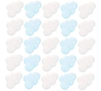 ARTSEWPLY 40pcs Resin Cloud Cabochons Flatback Cute Charms with Glitter Sparkle for DIY Crafts Jewelry Making Scrapbooking Hairpin Phone Case Accessories