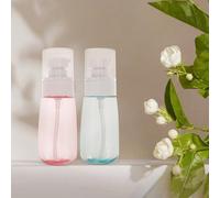ARTSEWPLY 4Pcs 60Ml U-Shaped Travel Cosmetic Bottles Set Portable Empty Lotion and Shampoo Containers for Travel Toiletries Leakproof Plastic Refillable Bottles Random Color Random Color