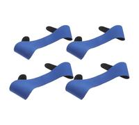ARTSEWPLY 4pcs Adjustable Swimming Headband with Ear Shield Covers for Adults Men Women Soft Neoprene Swim Ear Band Sweat-Absorbing Water Barrier for Surfing Diving Pool Beach Blue