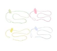 ARTSEWPLY 4pcs Angel Wings Small Pet Harness Comfortable Vest Style Nylon Leash for Hamsters Squirrels Chinchillas Outdoor Walking Safety Rope
