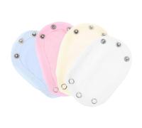 ARTSEWPLY 4pcs Bodysuit Extenders Cotton Jumpsuits Extender for Comfortable and Breathable Design for Easy Adjustments for Everyday Wear Multiple Colors