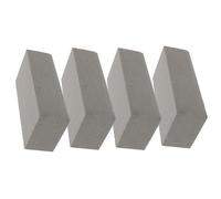 ARTSEWPLY 4Pcs Dry Floral Brick Flower Arrangement Foam Base Gray Lightweight Floral Mud Blocks for Artificial Silk and Dried Flower Crafts