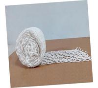 ARTSEWPLY 4pcs Elastic Meat Netting Roll for Roasting and Sausage Making Polyester Beef Netting for Butchers and Home Use Food-Safe Meat Packaging Mesh for Hanging and Storage
