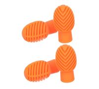 ARTSEWPLY 4pcs Flexible Silicone Drumstick Covers for Silent Practice Noise Dampening Tips for Home Drummers Soft Quiet Drumstick Caps for Skill Improvement and Noise Control