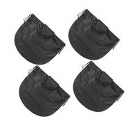 ARTSEWPLY 4pcs Foldable Motorcycle Helmet Bag Drawstring Storage Pouch for Outdoor Adventures Dirt Bike Snowboard Hockey Football Protective Organizer