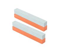 ARTSEWPLY 4pcs Guitar Bridge Grinder DIY Stone Files for Acoustic Guitar String Instrument Tools Grinding Tool for Bass Fret Polish Repairing Kit