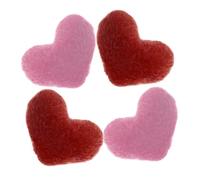ARTSEWPLY 4pcs Heart-Shaped Sewing Pin Cushions Compact Reusable for Beginners and Professionals DIY Quilting Dressmaking Accessories