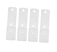 ARTSEWPLY 4PCS J-Shaped Heavy Duty Ladder Hooks with White Plastic Coating Rustproof Utility Hangers for Bunk Bed Stairs Loft Beds Camper Rv Garage Storage Space-Saving Tool and Bag Hanging