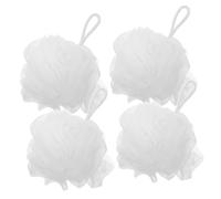 ARTSEWPLY 4pcs Large Bath Sponge for Women Men Boys and Girls Bath Ball Soft Sponge Exfoliating Scrubber Bouquet