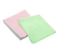 ARTSEWPLY 4Pcs Large Eyeglasses Cleaning Cloths Soft Microfiber Wipes for Glasses Jewelry Camera Lens Screen Cleaning Portable Lightweight for Clear Smudge Removal