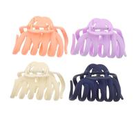 ARTSEWPLY 4pcs Large Matte Hair Claw Clips for Thick Hair Oversized Jaw Clamps for Women Secure Non Slip with Claw Shape for Stylish Hold