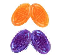 ARTSEWPLY 4pcs Meridian Massage Brush Set Body Message Brush Meridian Care Massage Tool Body Care Massager Lumbar Massagers PVC Material
