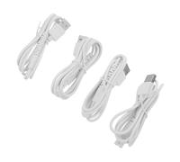 ARTSEWPLY 4pcs Portable Water Flosser USB Charger Cable with Precision Connector Quick Charging Compact Design for Cordless Oral Irrigators Home Travel Use