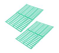 ARTSEWPLY 4PCS Rabbit Cage Mats with Quick Drainage Comfortable Plastic Feet Pads for Small Animals Including Bunny Hamster Rat Chinchilla Cats and Dogs DIY Cut Floor Protector