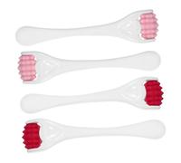 ARTSEWPLY 4Pcs Silicone Face Roller Mini Massage Tool for Face and Neck Ergonomic Compact Design for Skin Care Product Absorption and Muscle Relaxation Portable Beauty Massager