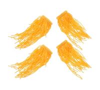 ARTSEWPLY 4pcs Simulated Seaweed Egg Collector Eggs Fish Tank Mop Peceras Accesorios Fish Tank Breeding Supplies Floating Spawning Mop Breeding Hideout Spawn Orange