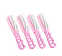 ARTSEWPLY 4pcs Steel Teeth Wig Combs for Women Ergonomic Hair Styling Tool for Doll Wigs Smooth Gliding Comfortable Grip