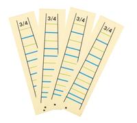 ARTSEWPLY 4pcs Violin Fingerboard Stickers for Beginners Note Scale Labels Practical Fretboard Guide Easy to Apply and Remove for Violins Learning Aid