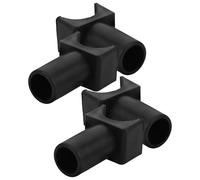 ARTSEWPLY 4pcs Wheelchair Seat Rail Support Blocks U-Shaped Plastic Bracket Replacement Parts for Adult Transport Chairs Mobility Accessories