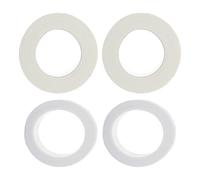 ARTSEWPLY 4pcs White Cotton Erhu Pads with Crash-proof and Wear-resistant Features, Protective Cushions to Extend the Life of Erhu Membrane, Suitable for Folk Instrument Care