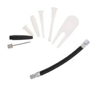 ARTSEWPLY 5 Sets Inflator Accessories Replacement Kit for Yoga Ball Basketball and Fitness Equipment Includes Stoppers Plug Removers and Air Pump Adapters