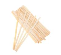 ARTSEWPLY 50PCS Bamboo Weaving Strips DIY Craft Kit Natural Flat Bamboo Sticks for Handmade Fans Weaving Home Decor Versatile Craft Material for Skill Enhancement and Creative Projects