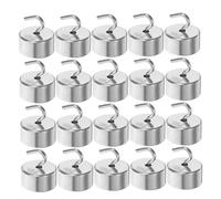 ARTSEWPLY 50pcs Double Hooked Weight Set Each Chrome-plated Iron Lab Hook Weights with Clear Markings for Physics Experiments Accurate Calibration Accessory for Science Teaching and Research