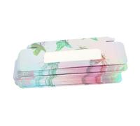 ARTSEWPLY 50pcs False Eyelash Packaging Boxes Small Portable Lash Storage Containers with Butterfly Print for Eyelash Extension Kits and Professional Lash Accessories