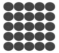 ARTSEWPLY 50pcs Graphite Electrode Pad Circular Electrode Graphite Plate High Purity Circular Rod Round Block Disc Black